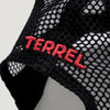 Terrel Sportswear I Exist Hat Black Red Topi Running Breathable Mesh