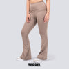Terrel Legging Flare Celana Olahraga Wanita Panjang Yoga Pilates