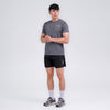 Terrel sportswear Basic Tee Grey kaos olahraga dry fit lari running gym pria lengan pendek