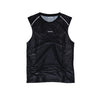 Terrel Sportswear - Thunderclap Muscle Tee Rain Motion Black Running Men | Smart Temp Quick Dry Reflective Lightweight