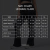 Terrel Legging Flare Black Celana Olahraga Wanita Panjang Yoga Pilates