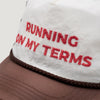 Terrel Sportswear My Terms Hat Brown Red Topi Running Breathable Mesh