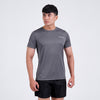 Terrel sportswear Basic Tee Grey kaos olahraga dry fit lari running gym pria lengan pendek