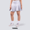 Terrel Skirt 2 in 1 Flare Grey Rok Olahraga Wanita Yoga Pilates