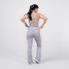 Terrel Legging Flare Grey Celana Olahraga Wanita Panjang Yoga Pilates