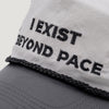 Terrel Sportswear I Exist Hat Grey Black Topi Running Breathable Mesh