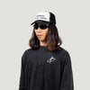 Terrel Sportswear My Terms Hat Black White Topi Running Breathable Mesh