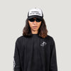 Terrel Sportswear My Terms Hat Black White Topi Running Breathable Mesh
