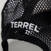 Terrel Sportswear My Terms Hat Black White Topi Running Breathable Mesh