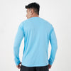 Terrel sportswear basic long sleeve sky blue baju atasan lengan panjang kaos olahraga dry fit pria lari running gym