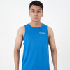 Terrel sportswear Basic Tanktop Blue sleeveless baju atasan tanpa lengan kaos olahraga dry fit  pria lari running gym