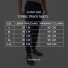 Terrel trackpants black joger training celana panjang olah raga