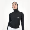 Terrel women baselayer longsleeve black for hijab hijabers olah raga gym lari running
