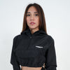 Terrel women basic crop jacket olah raga gym lari running yoga