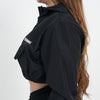 Terrel women basic crop jacket olah raga gym lari running yoga