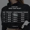 Terrel women basic crop jacket olah raga gym lari running yoga