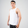 Crazy deals terrel sportswear basic tanktop white sleeveless singlet pria dry fit gym running pria